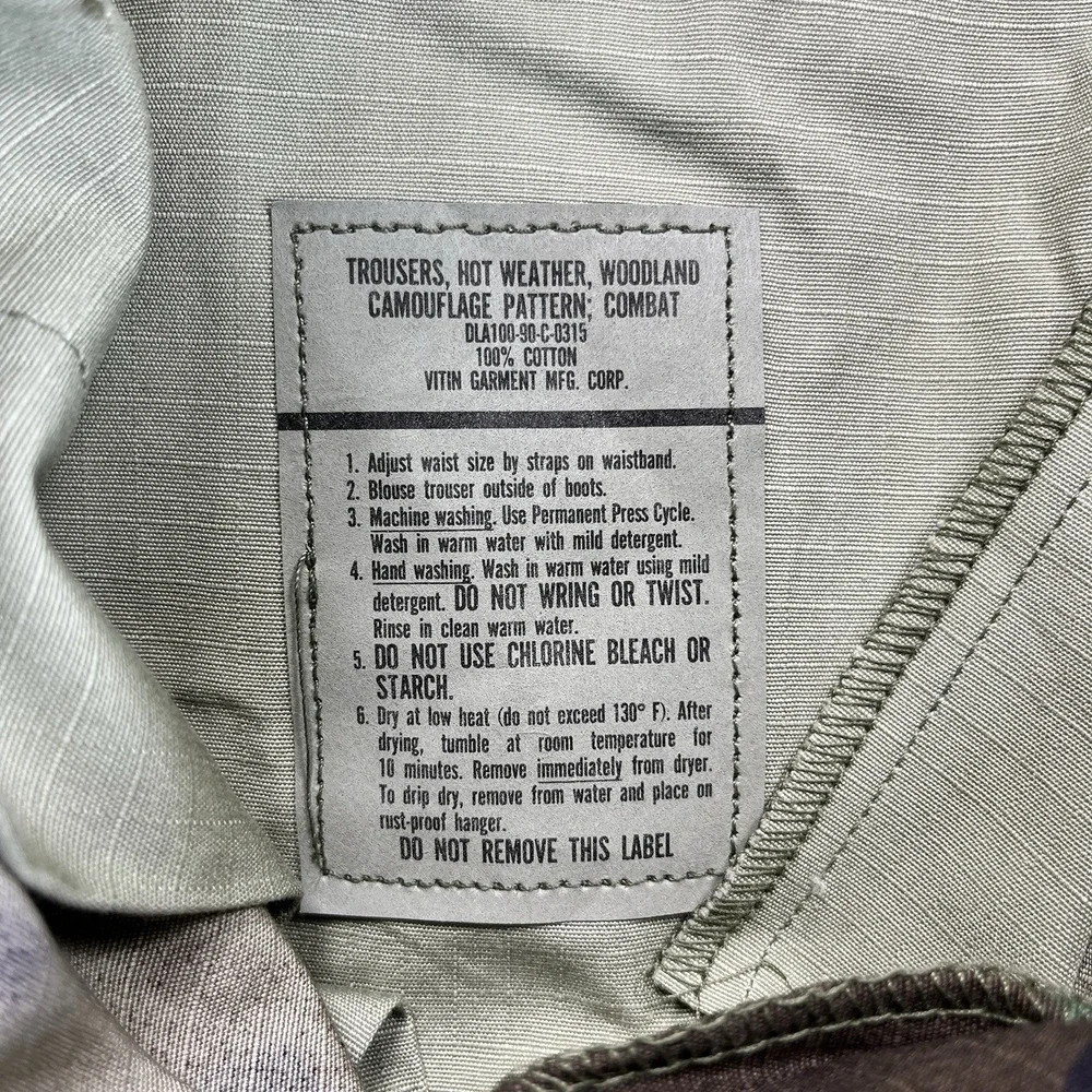 V-45 Army‎ military pants new without tags Men/women (S) double knee cameo cargo